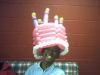 Make anyone's birthday even more special with this great birthday cake hat!