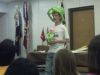 The Balloon Buffoon teaching the scripture using balloons to illustrate the stories!